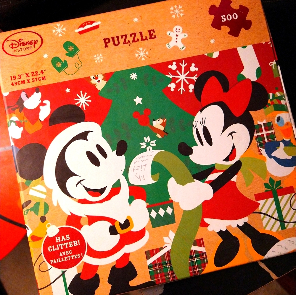 Disney Mickey & Minnie Mouse Xmas Puzzle